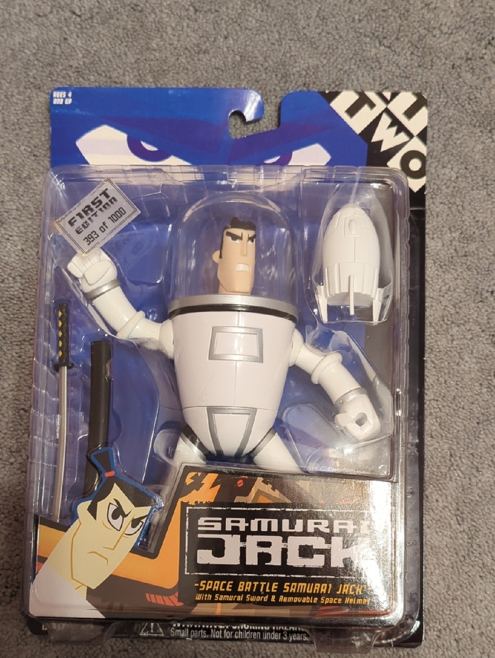 Samurai Jack Space Battle Action Figure - White Armor First Edition 393 Of 1000.